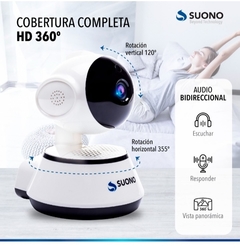 Camara de seguridad wifi 360° - tienda online