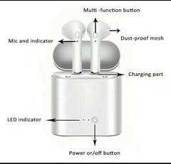 Auricular Bluetooth i7 en internet