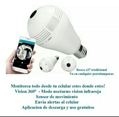 Foco Led con Camara Espia en internet