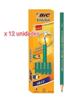 Lápiz Negro Bic de 12 unidades