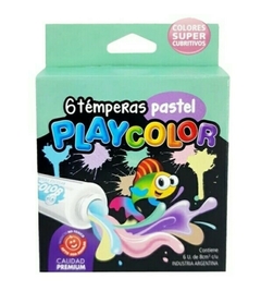 Tempera Colores pasteles x 6