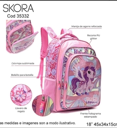 Mochila unicornio de 18 " - comprar online