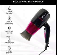 Secador de Pelo de 1400w - tienda online