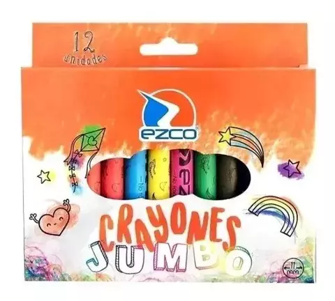 CRAYONES EZCO JUMBO X12 (E69)