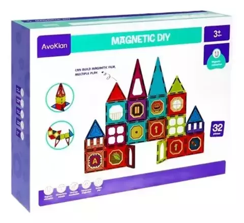 JUEGO DE BLOCKES MAGNETICOS CASTILLO