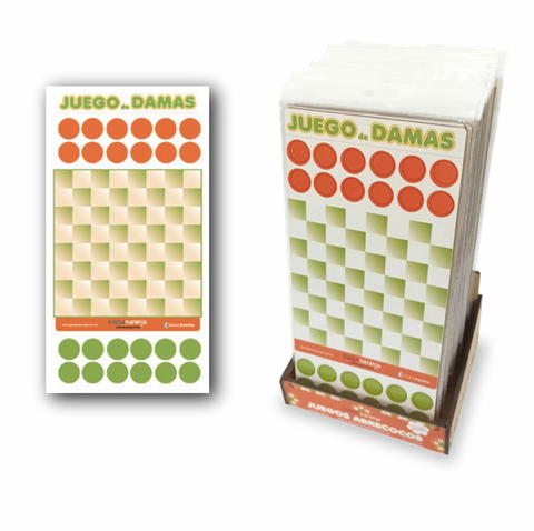 JUEGO DE DAMAS DE MADERA (4AE)