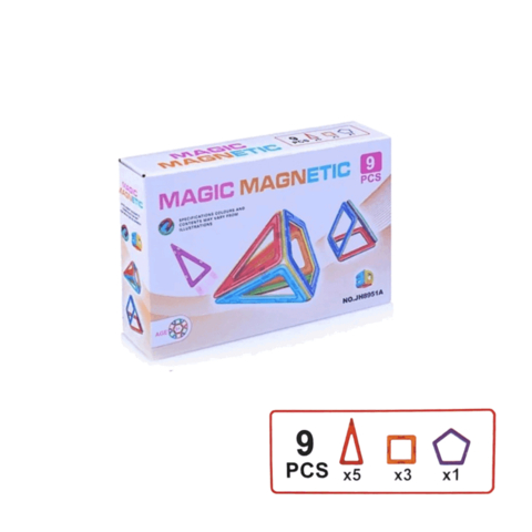 JUEGO MAGNETIC 9 piezas