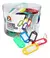 LLAVEROS PLASTICOS OLAMI CON IDENTIFICADOR - x50un. - LLAV801
