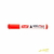 MARCADOR TRABI ROJO PARA PIZARRA 450 RECARGABLE