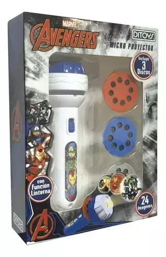 MICRO PROYECTOR AVENGERS CON 3 DISCOS