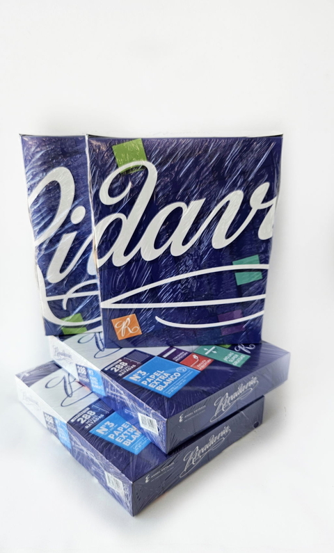 REPUESTO RIVADAVIA NRO. 3 PAPEL EXTRA BLANCO 288 hjs. RAYADO