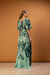 VESTIDO ABLUSADO PLISADO MIL PALMERAS - ANÉMONA