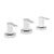 ESTALGRIF JENA BICOLOR BIDET CROMO BLANCO - SKU - 12054