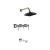 ESTALGRIF QUARTIER LEVER - BAÑERA CROMO - SKU - 17644