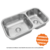 JOHNSON - BACHA DE COCINA R37 - SKU - 17803