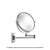 PRINGLES - ESPEJO EXTENSIBLE DE PARED 20CM MODELO80/10/850 - SKU - 24487