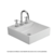 FERRRUM - LAVATORIO TORI CUADRA GRANDE 400 X 425 MM - SKU - 30708 - comprar online