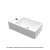 PIAZZA A146 - BACHA DE APOYO 450X250X12MM - SKU - 31465