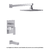 FV - 0106/85N-CR DOMINIC NEW - JUEGO MONOCOMANDO PARA BAÑERA Y DUCHA - SKU - 31707