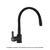 PIAZZA - MONOCOMANDO COCINA CON CUERPO NEGRO EMBLEM - SKU - 38236