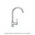 RG - MONOCOMANDO COCINA PICO BAR 40MM - SKU - 43049
