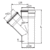 DURATOP - RAMAL SIMPLE A 45º 160 X 110MM - SKU - 4073 - comprar online