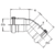 DURATOP - CODO A 45º H-H 110MM - SKU - 4033 - comprar online