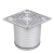 AWADUCT - PORTA REJ 8X8 INOX ACANALADA (40/36) - SKU 31491