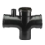 DURATOP - RAMAL DOBLE A 180º 110X110MM CON VENT - SKU 4074