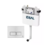IDEAL TECLA PARA DEPOSITO SUMA 2 MELODIA CROMO MATE DOBLE DESC 80120 - SKU 38365 en internet