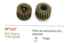 Piñon de velocimetro 20 z. Izquierdo 18, Fuego, 21. AP1247