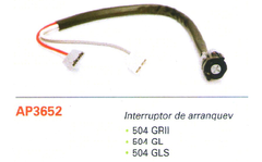 Interruptor de arranquev 504 GRII, 504 GL, 504 GLS. AP3652