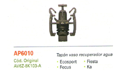 Tapón vaso recuperador agua Ecosport Fiesta Focus Ka. AP6010