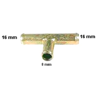 Conexión T para calefaccion 16mm x 10mm art. R114