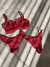 Trio Lingerie Vermelha Ninna