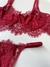 Conjunto Ninna com calcinha fio tule chantilly - comprar online