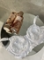 Trio de Lingerie branco Ninna - Juliana Dias Intimates 