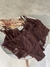 Conjunto Corselet Mel Marrom - loja online