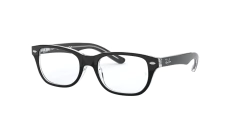 RAYBAN JUNIOR VISTA 0RJ1555 3529 48 Black on Transparent