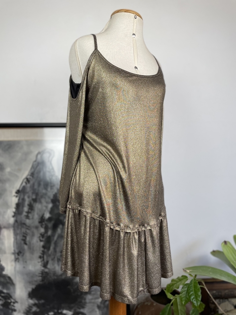 Vestido Dourado Thelure