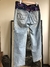 Jeans Customizado Purple na internet