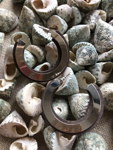 Brinco Argola Wood