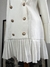 Vestido Alfaiataria Branco - Terre Brechó