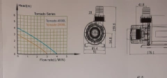 Bomba Tornado 6000 l/H con controlador y fuente 24V 70W en internet