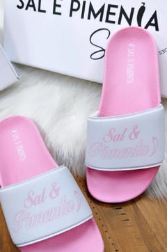 Slide Slim Sal & Pimenta Rosa - Preta Rosa Modas