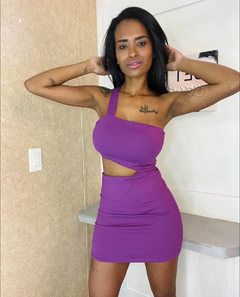 Vestido Mula Suely Trajano Roxo na internet