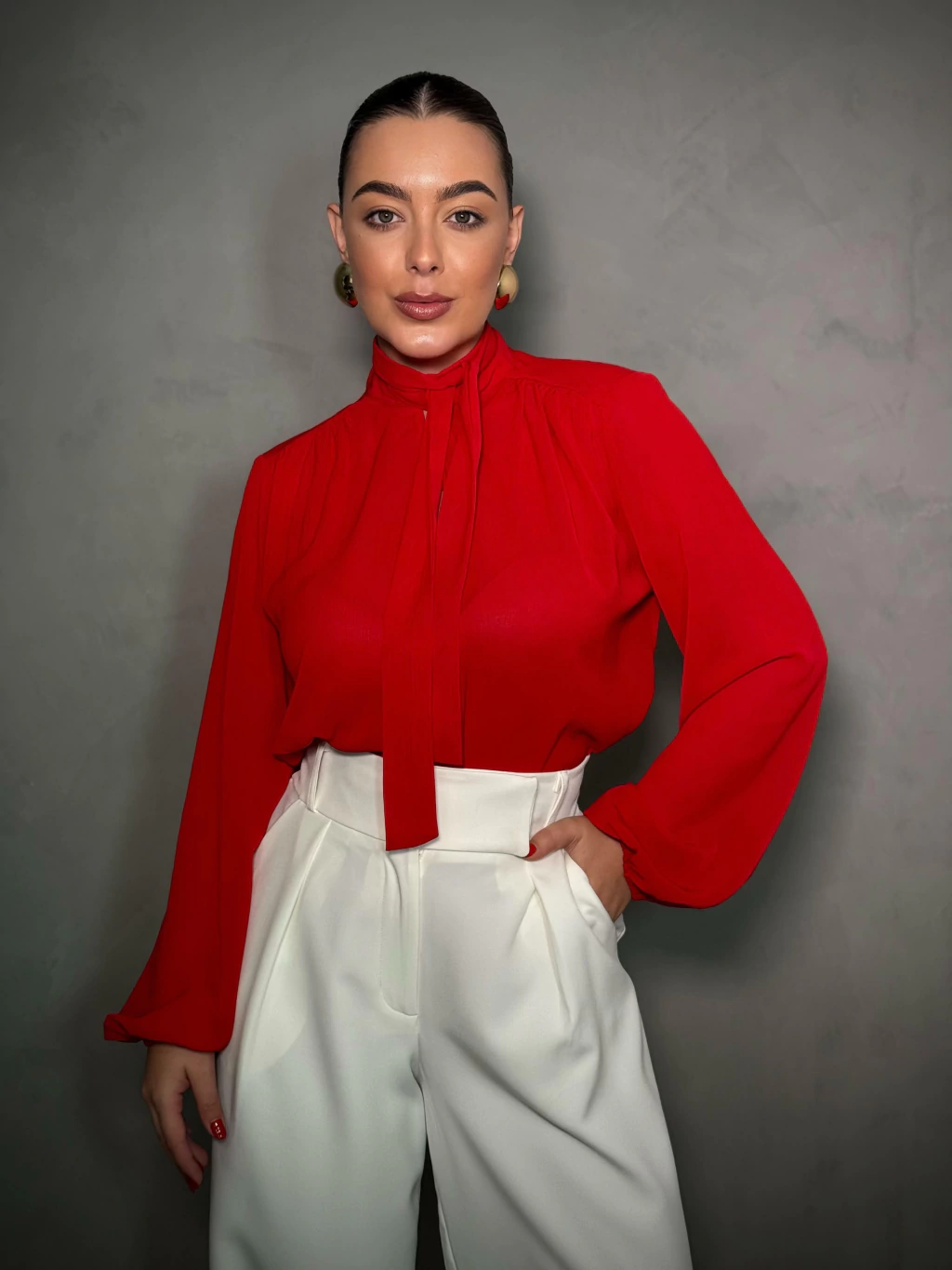 BLUSA CREPE AMARRAÇÃO
