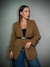 BLAZER ALFAIATARIA MANGA DRAPEADA - comprar online