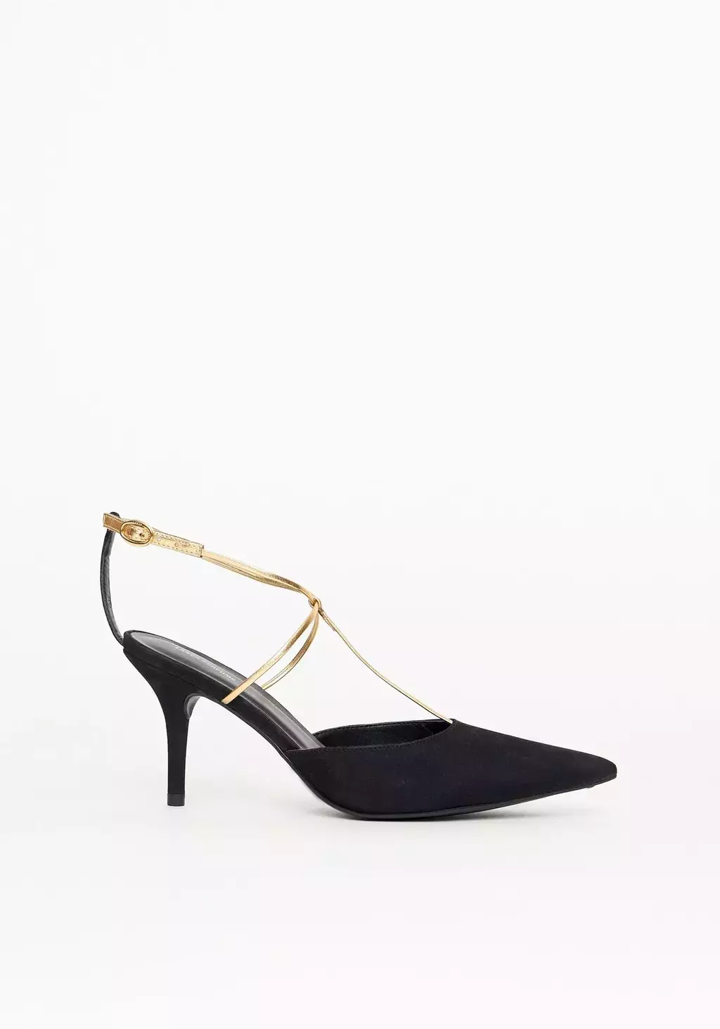 SCARPIN COURO NOBUCK TIRAS LP