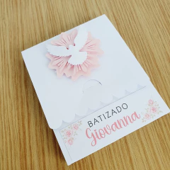 Kit Festa para Lembrancinhas ou decoração de mesa de Batizado Rosa - loja online